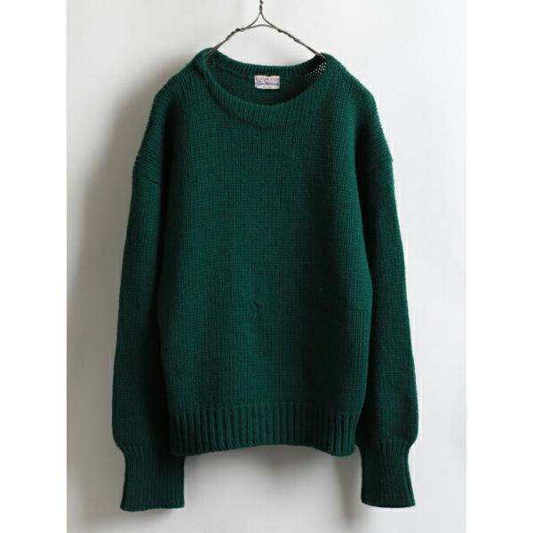 50 S Sportswear スポーツウェア ボートネック ウール ニット セーター メンズ 男性 S程 50年代 ビンテージ 古着 緑 無地 長リブ Wnv Master Plan 通販 Yahoo ショッピング
