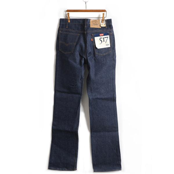 デッドストック 80s USA製 ★ リーバイス 517 0217 フレア デニム パンツ メンズ 32 34 / 新品 ビンテージ Levis  80年代 ブーツカット 濃紺