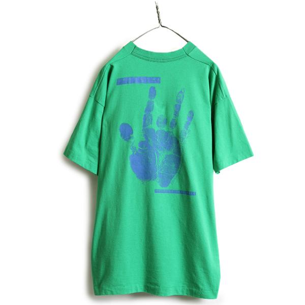 90s USA製 ☆ グレイトフルデッド ジェリー ガルシア 手形 プリント