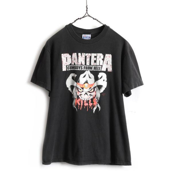 90s USA製 ☆ パンテラ ツアー 両面 プリント Tシャツ ( メンズ L ) 90