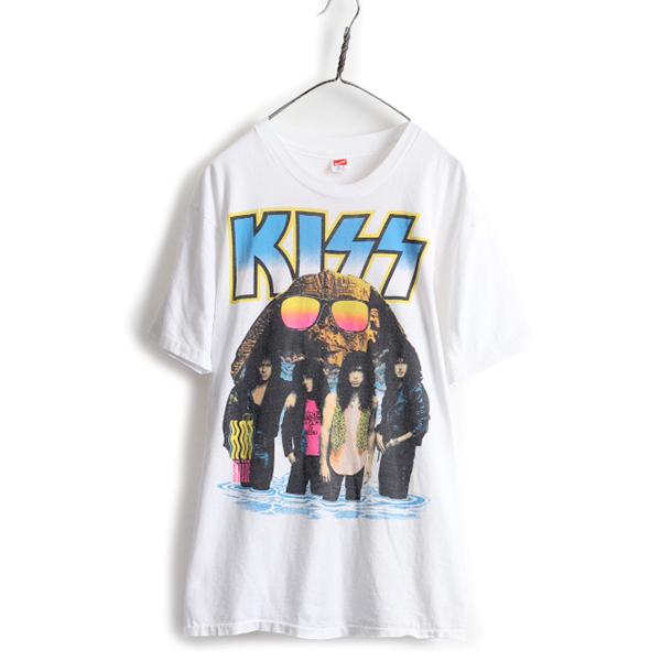 90s USA製 ☆ キッス ツアー 両面 プリント Tシャツ ( メンズ XL ) 90