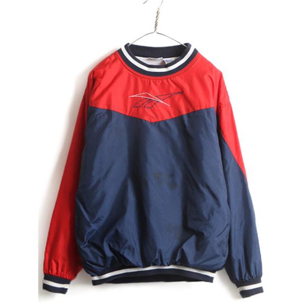 90s 希少サイズ S □ リーボック 中綿入 プルオーバー ナイロン