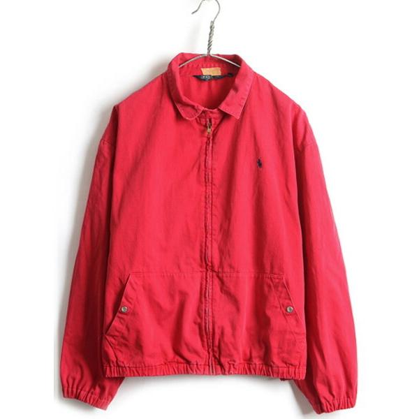 80s ビンテージ USA製 ■ POLO ポロ ラルフローレン コットン スイングトップ ジャケット ( メンズ XL ) 古着 赤 ポニー  80年代 アメリカ製 :x-jyd02y21n01:Master Plan - 通販 - Yahoo!ショッピング