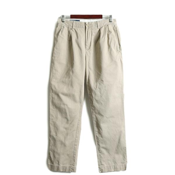 90s □ ポロ ラルフローレン コットン チノ パンツ メンズ 30 30