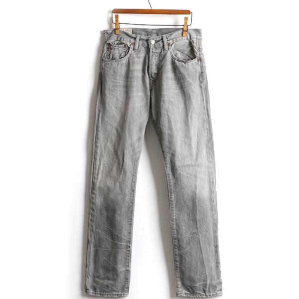 ビンテージ 加工 ■ POLO ポロ ラルフローレン アッシュ グレー デニム パンツ ( メンズ 30 32 ) スリム ストレート VARICK SLIM STRAIGHT 【日本限定モデル】 ビンテージ ラルフローレン デニム ボトム 大きいサイズ ブーツカット フレア デニム/ジーンズ