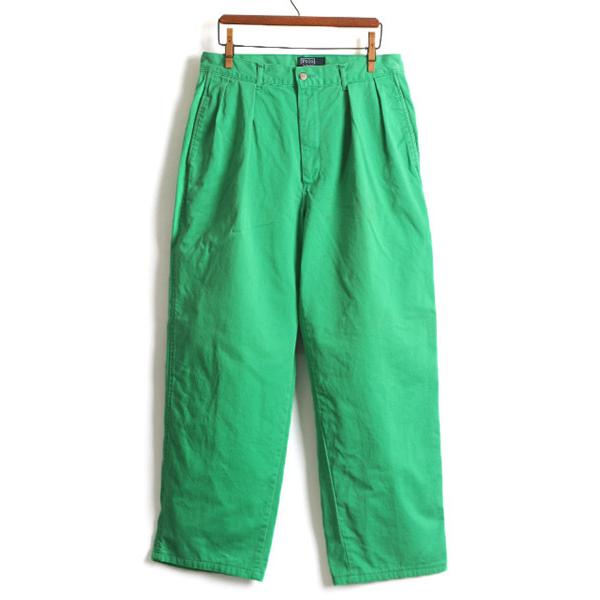 レアカラー 90s USA製 □ POLO ポロ ラルフローレン チノ パンツ
