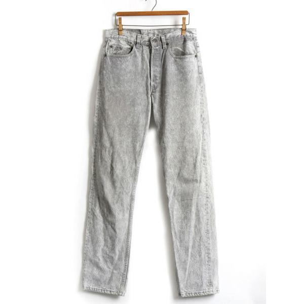 90s USA製 ■ LEVIS リーバイス 501 0661 ケミカルウォッシュ グレー デニム パンツ ( メンズ 男性 32 34 ) 古着  ジーパン ジーンズ 90年代