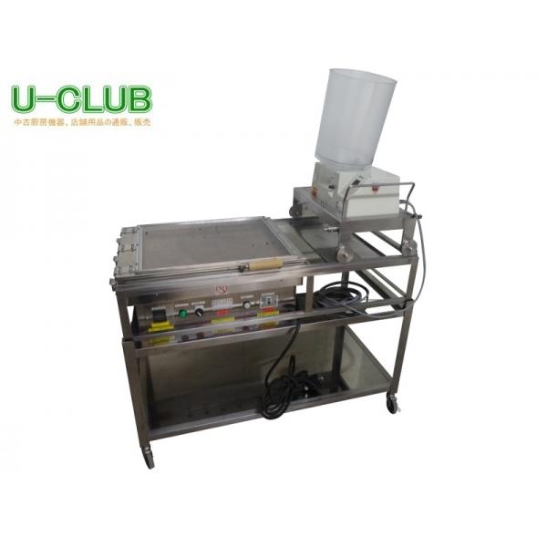 ※◆AD2527|どら焼きマシン 一文字火床 2019年製 アラハタ 3相200V W1170×D610×H830mm 業務用 厨房用 中古