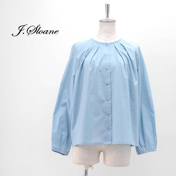 Soldout J Sloane ジェイスローアン レディース タックノーカラーブラウス Sn ss ユナイテッドオーク 通販 Yahoo ショッピング