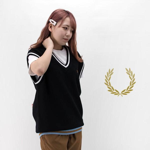 Soldout Fred Perry フレッドペリー レディース Vネック ベスト F7186 ss 194 ユナイテッドオーク 通販 Yahoo ショッピング