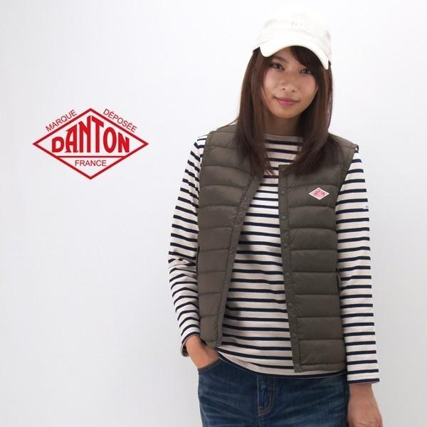 Danton ダントン レディース クルーネックインナーダウンベスト Jd 8749 Basic 224 ユナイテッドオーク 通販 Yahoo ショッピング