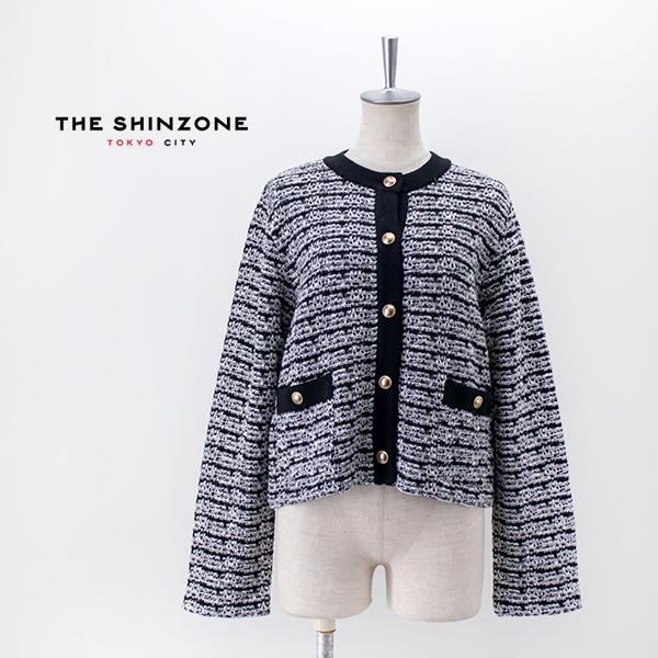 美品★SHINZONE ツイードニットカーディガン　シンゾーン 楽天市場】シンゾーン THE SHINZONE ツイード ニット カーディガン