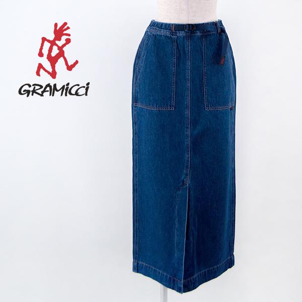 SOLDOUT)GRAMICCI グラミチ レディース ロングデニムスカート(G3SW  