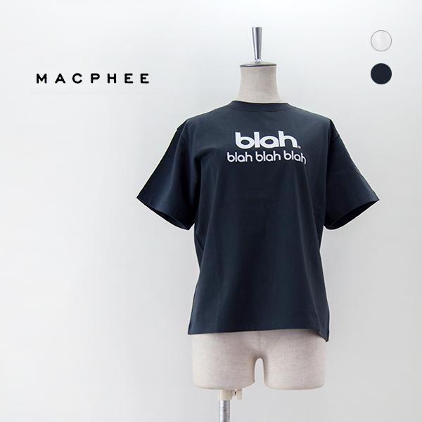 SOLDOUT)TOMORROWLAND MACPHEE マカフィー レディース コットンロゴ 