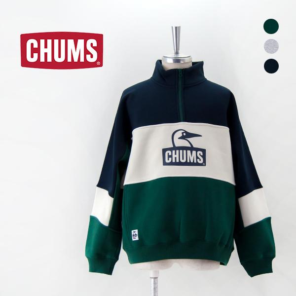 CHUMS (SOLDOUT)CHUMS チャムス メンズ マイトンパネルハーフジップ 