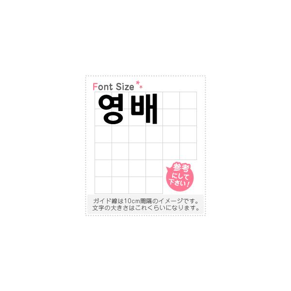 ハングル切り文字セット ヨンベ Youngbae 1文字のサイズ Ll 0 0mm 素材 カラーボード Buyee Buyee Japanese Proxy Service Buy From Japan Bot Online