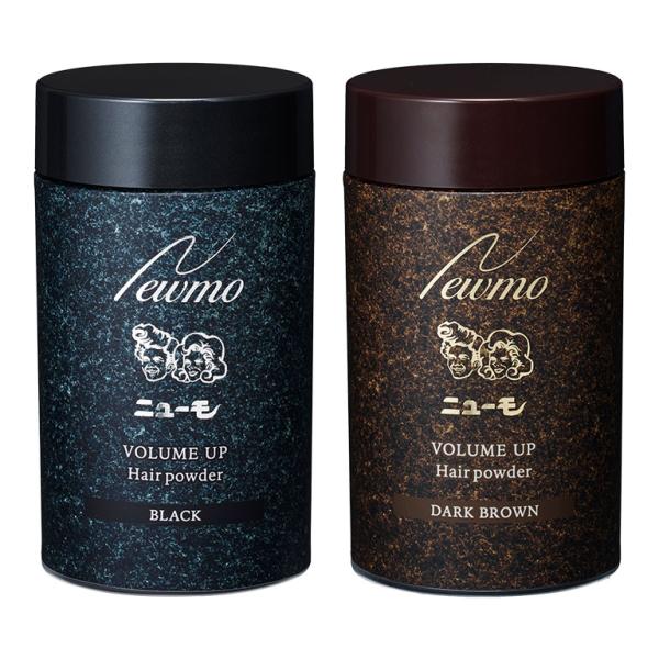 ニューモ ヘアパウダー 20g 日本製 卵殻膜人工毛配合 ヘアパウダー 薄毛隠し 分け目カバー 生え際 白髪隠し ボリュームアップ 男女兼用 ブラック ダークブラウン