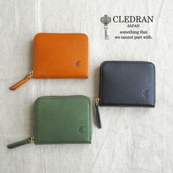 CLEDRAN �N���h���� ���E���h�t�@�X�i�[�R���p�N�g���U�[�E�H���b�g �@�\���̍����~�j�X�N�G�A���z ���f�B�[�X TOUR WALLET CL3269 �i�`������ �H �~