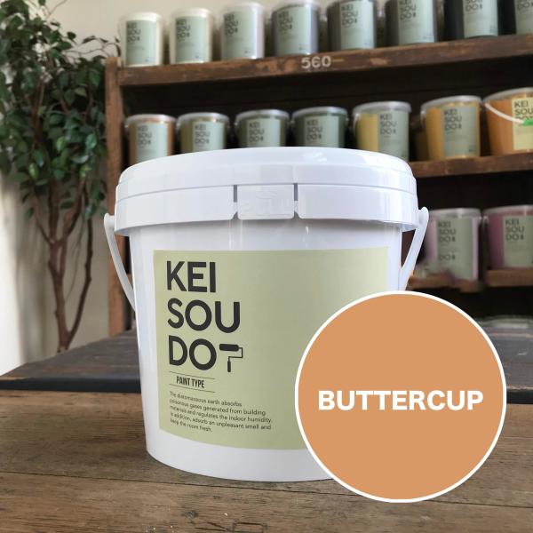 珪藻土 塗料 壁材 ペイント材 KEISOUDO PAINT 1.5kg【BUTTERCUP】