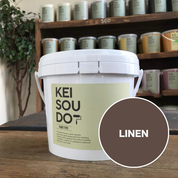 珪藻土 塗料 壁材 ペイント材 KEISOUDO PAINT 1.5kg【LINEN】