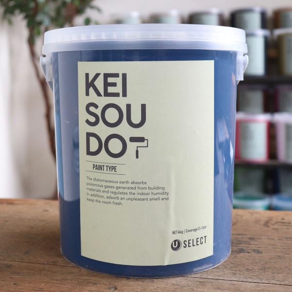 珪藻土 塗料 壁材 内装 内壁 ペイント材 DIY U-SELECT KEISOUDO PAINT 4kg【DENIM】