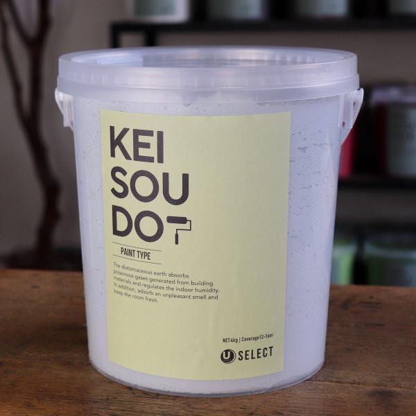 珪藻土 塗料 壁材 内装 内壁 ペイント材 DIY U-SELECT KEISOUDO PAINT 4kg【FREEZE】
