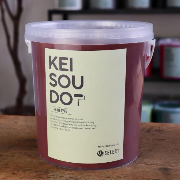 珪藻土 塗料 壁材 内装 内壁 ペイント材 DIY U-SELECT KEISOUDO PAINT 4kg【TAUPE】