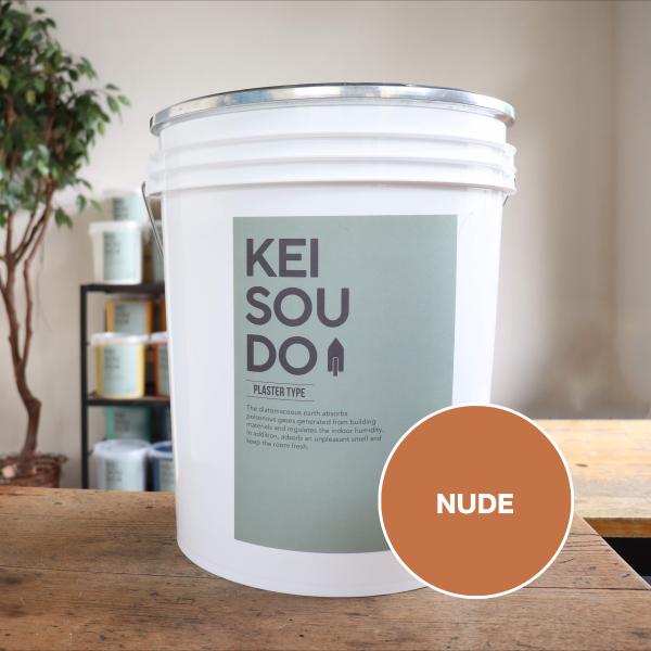珪藻土 壁 塗り壁 左官 壁材 塗料 DIY U-SELECT  KEISOUDO PLASTER 18kg【NUDE】
