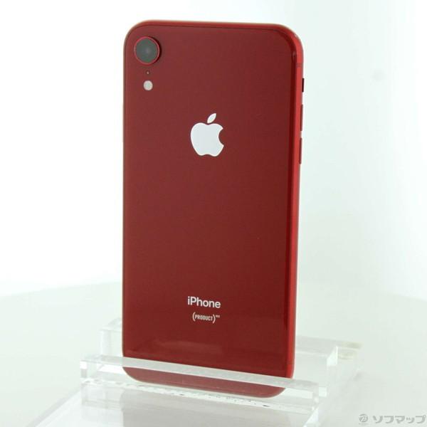 ブランド通販 iPhoneXR レッド 64GB スマートフォン本体
