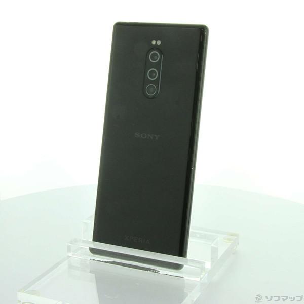 中古〕SONY(ソニー) Xperia 1 128GB ブラック J9110JP SIMフリー〔297