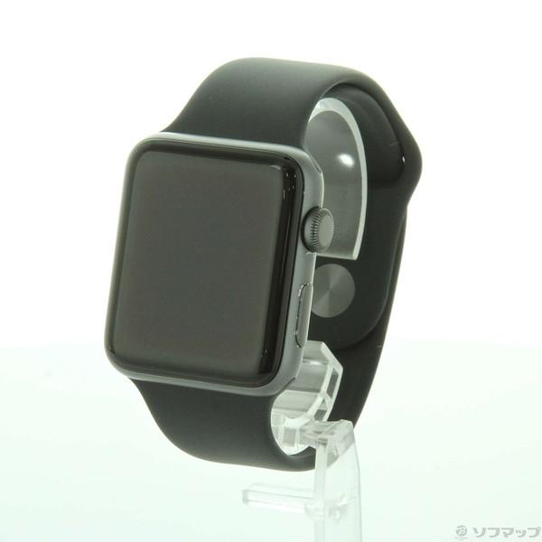 〔中古〕Apple(アップル) Apple Watch Series 3 GPS 42mm スペースグレイアルミニウムケース バンド無し〔258-ud〕