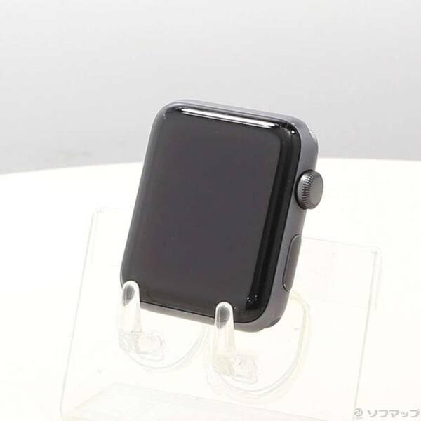 〔中古〕Apple(アップル) Apple Watch Series 3 GPS 42mm スペースグレイアルミニウムケース バンド無し〔258-ud〕