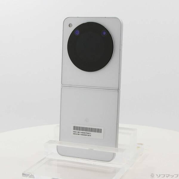 中古〕ZTE Libero Flip 128GB ホワイト YMLIBFLIP Y!mobile SIMフリー 