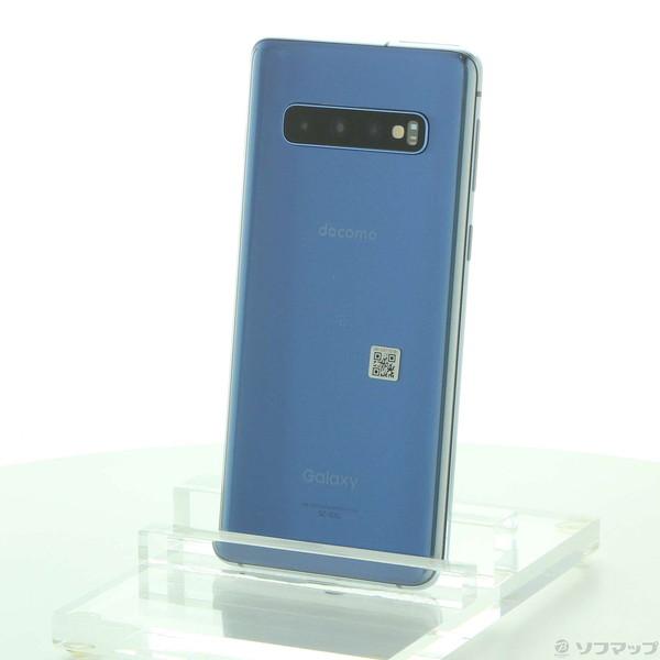 中古〕SAMSUNG(サムスン) GALAXY S10 128GB プリズムブルー SC-03L 