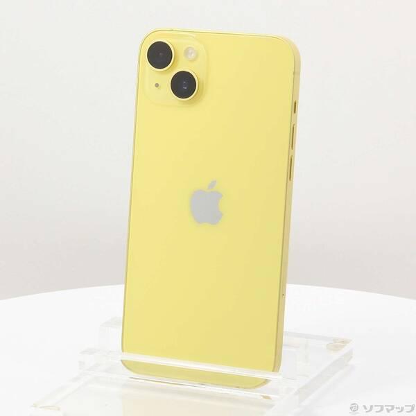 中古〕Apple(アップル) iPhone14 Plus 128GB イエロー NR603J／A SIM 