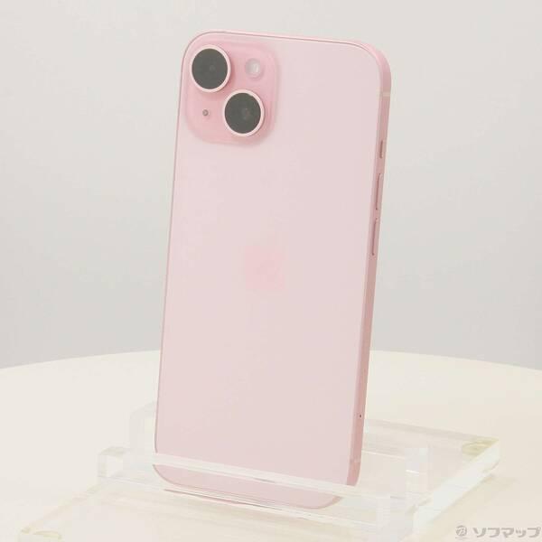 中古〕Apple(アップル) iPhone15 256GB ピンク MTMP3J／A SIMフリー 