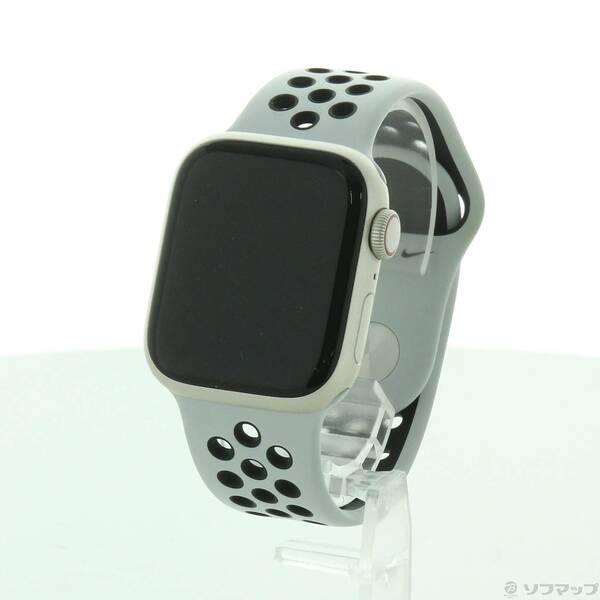 中古〕Apple Watch Series 7 Nike GPS + Cellular 41mm スターライト 
