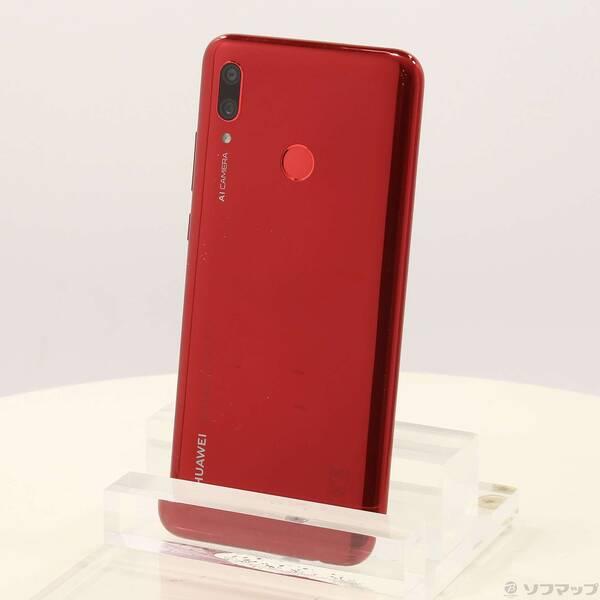 Huawei nova lite 3　赤（32GB中古） 中古〕HUAWEI(ファーウェイ) HUAWEI nova lite 3 32GB コーラル