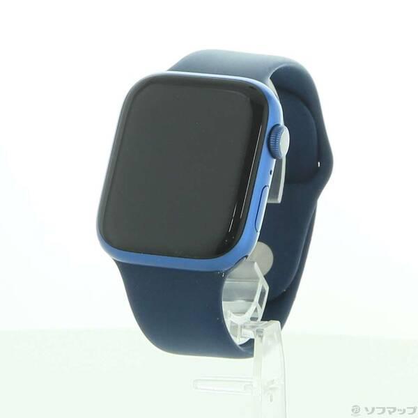中古〕Apple(アップル) Apple Watch Series 7 GPS 45mm ブルー  