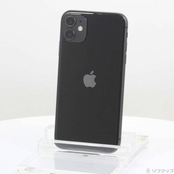 中古〕Apple(アップル) iPhone11 128GB ブラック MWM02J／A SIMフリー
