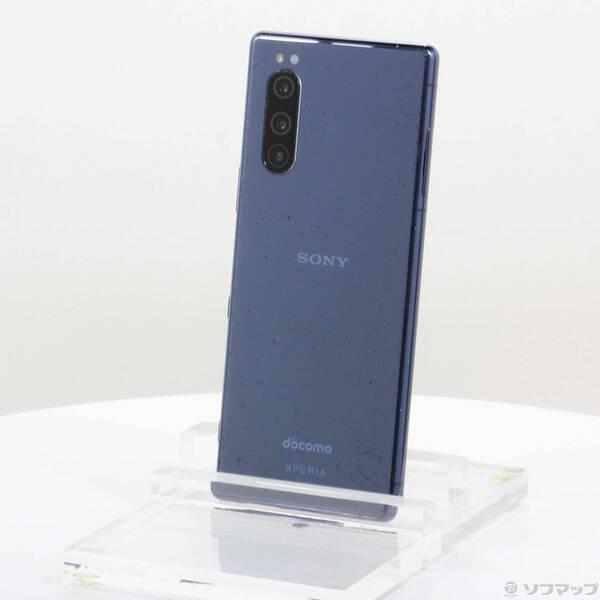 中古〕SONY(ソニー) Xperia 5 64GB ブルー SO-01M docomo〔344
