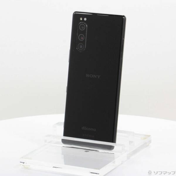中古〕SONY(ソニー) Xperia 5 64GB ブラック SO-01M docomo〔349
