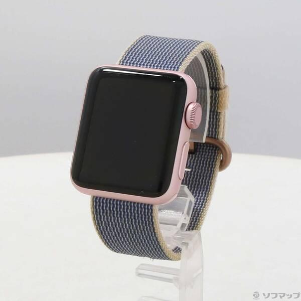 Apple - 値下げ　Apple Watch Series2 38mm　ゴールドアルミニウム 中古〕Apple(アップル) Apple Watch Series 2 38mm ローズ