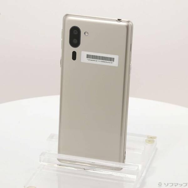 中古〕SHARP(シャープ) シンプルスマホ5 32GB シャンパン