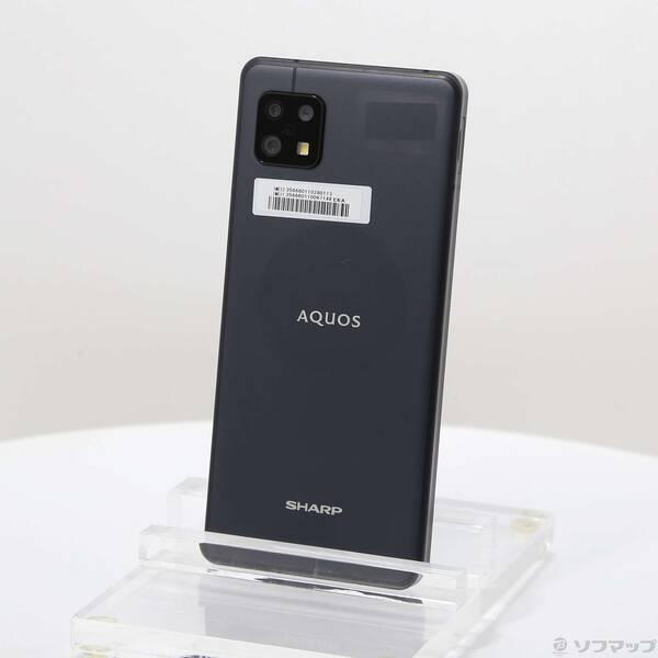 SHARP - 【新品未開封品】AQUOS sense6 64GB ブラック SIMフリー版 中古〕SHARP(シャープ) 〔展示品〕 AQUOS sense6 64GB ブラック