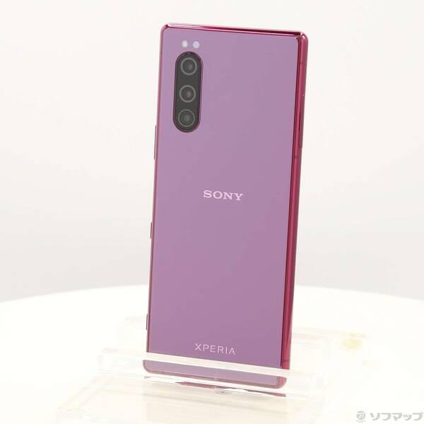 中古〕SONY(ソニー) Xperia 5 64GB レッド SOV41 auロック解除