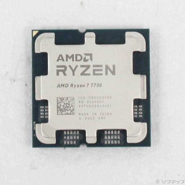 AMD - Ryzen 7 7700 中古 中古〕AMD(エーエムディー) Ryzen 7 7700 〔3.8GHz／Socket AM5