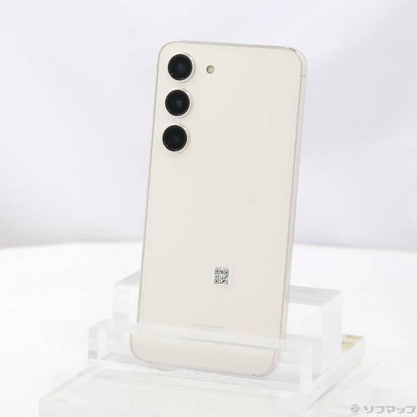 おまけ付き！Galaxy S23 SCG19 au版 クリーム Samsung Galaxy S23 SCG19 クリーム【au版 SIMフリー】|中古