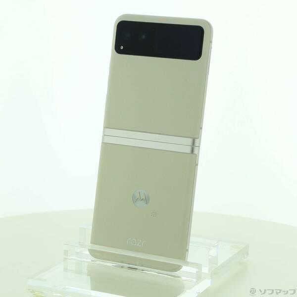 【まり・超美品】 motorola razr 40 バニラクリーム 楽天市場】Motorola モトローラ スマートフォン motorola razr