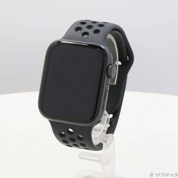 Apple - アップル Apple Watch5 Nike 44mmスペースグレイアルミアン… AppleWatchSE Nike MG0A3JA (44mm・cellular) スペースグレイ